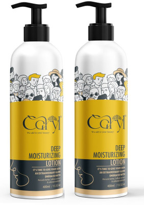 CARYL Deep Moisturizing Lotion Avocado Butter Glowing Skin- Pack of 2(800 ml)