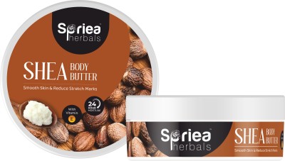 Spriea Herbals Natural Shea Butter Body Butter For Smooth Skin & Reduce Stretch Marks(50)