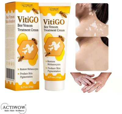 ACTIWOW Vitigo Bee Venom Cream for Blemish Smoothing Cream Moisturizer(100 g)