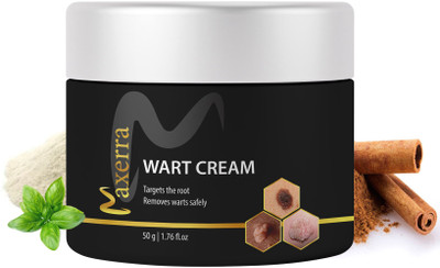 MAXERRA Wart Herbal Cream for Skin Balance & Smoothness | Wart Reducing Cream - 50g(50 g)