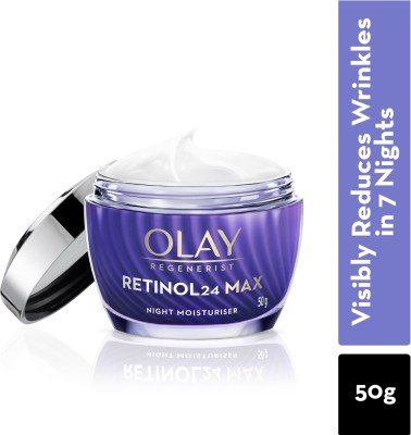 OLAY Retinol24 Max Night Cream, Visibly Reduces Fine Lines in 7 Nights All Skin Types(50 g)