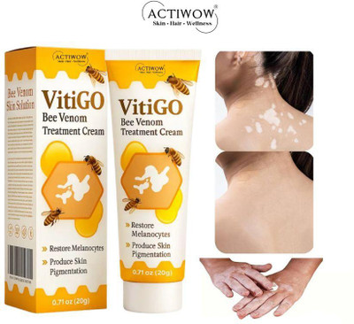 ACTIWOW Vitigo Bee Venom Cream for Morning Refresh Cream Moisturizer(100 g)