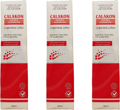 Volant CALAKON CALAMINE LOTION 100ml (PACK OF 3)(100 ml)