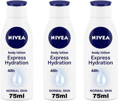NIVEA Express Hydration Body Lotion 75 Ml 3(225 ml)