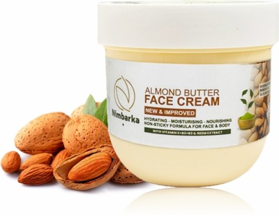 NIMBARKA Almond Butter Face Cream Hydrating, Moisturising for Face & Body 250ML Pack Of 1(250 ml)