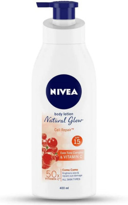 NIVEA Natural Glow Cell Repair Body Lotion 400 ML 1 pcs(400 ml)