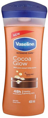 Vaseline Intensive Care Cocoa Glow 48H Body Lotion-Imported, 400 ml(400 ml)