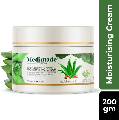 Medimade Aloe Vera & Vitamin E Moisturising Cream(200 g)