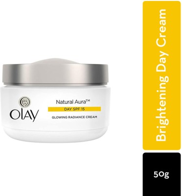 OLAY Natural Aura Day Cream with Vitamin B3, Pro B5, E and SPF 15(50 g)