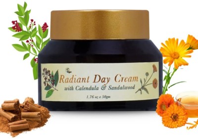 Qaadu Radiant Day Cream with Calendula And Sandalwood (50 g)(50 g)