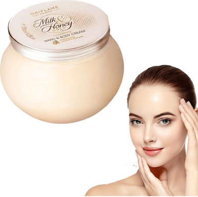 Oriflame Milk Honey Gold Nourishing Hand & Body Cream (Pack of 1)(250 ml)