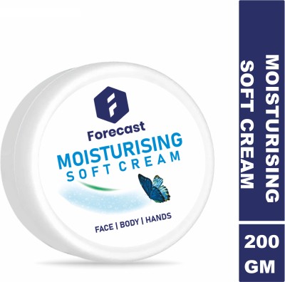 Forecast Soft Moisturizer for Face,Hand&Body,Non-Sticky Cream with Vitamin E & Jojoba Oil(200 g)