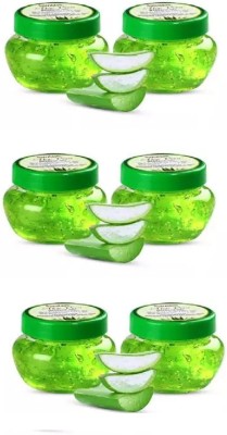 YHI AloeVera Moisturizing Massage Gel for face Pack of 6(300 ml)