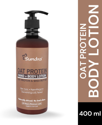 sundra Oat Protein Hand & Body Lotion with Oat Protein & Shea Butter(400 ml)