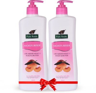 Pure Roots Moisturiser Lotion - Pack of 2 ( 300ml * 2 )(600 ml)