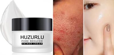 HUZURLU Makeup Oil Free Mattifying Long Lasting  Primer  - 50 ml(WHITE)