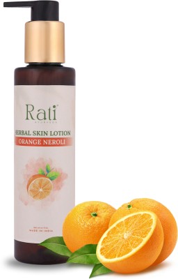 Rati Ayurveda Orange Neroli Body Lotion for Deep Moisture & Nourishment(200 g)