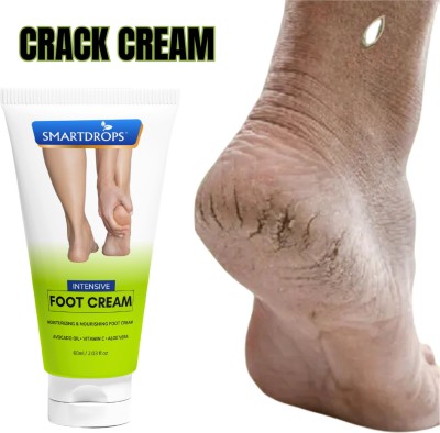 smartdrops Foot Cream- Deep Hydration, Cracked Heel Repair(60 ml)