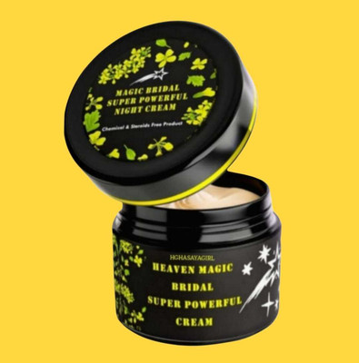 HGHASAYAGIRL HEAVEN MAGIC BRIDAL SUPER POWERFUL NIGHT CREAM FOR SKIN WHITENING CREAM18(50 g)