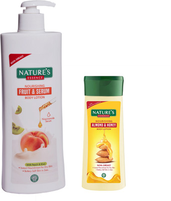 Nature's Essence FRUIT LOTION+ALMOND&HONEY 2PC(500 ml)