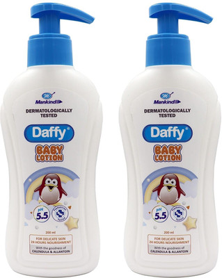 MANKIND Daffy Baby Lotion 200ml pack of_2(400 ml)