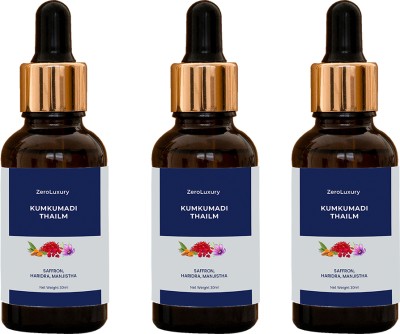 ZeroLuxury Skincare Routine with Kumkumadi Tailam Revive and Rejuvenate-(Pack of 3)(90 ml)