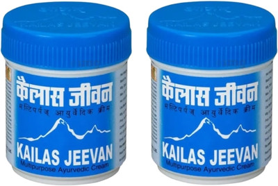 Kailash jeevan pack of 2 Kailas Jeevan Multipurpose Ayurvedic Cream - 30g(30 g)