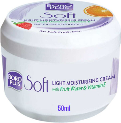 BOROPLUS BORO PLUS SOFT LIGHT MOISTURIZING CREAM FOR MOISTUTRE & NOURISH SKIN - 50ml x 1(50 ml)