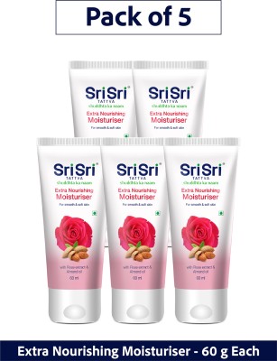 Sri Sri Tattva Extra Nourishing Moisturiser - Pack of 5 x 60 ml(300 ml)