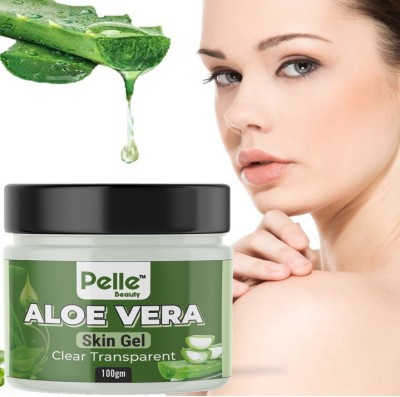 Pelle Beauty Aloe Vera Skin Gel For Clear Transparent Skin Care 002_100GM(100 g)