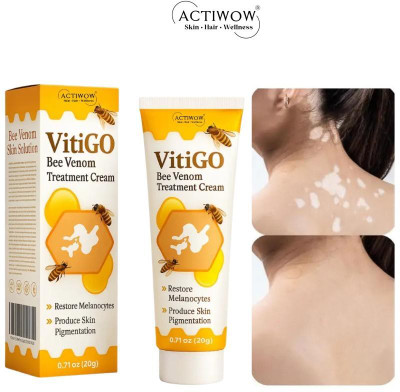 ACTIWOW Vitigo Bee Venom Cream for Day Cream Substitute cream Moisturizer(100 g)