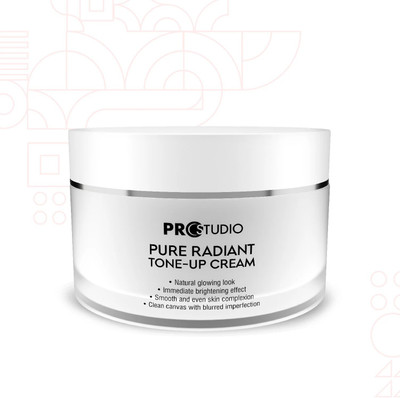 MARY JO K Pure Radiant Tone Up Cream | Instant Radiance | Niacinamide & Hyaluronic Acid(12 g)