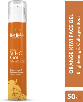 Nat Habit Vitamin C Active Face Gel Orange Kiwi For UV Protection With SunBurn Healing(50 g)