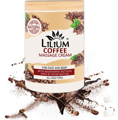 LILIUM Nourishing Massage Cream Coffee With Nourishing Shea & Cocoa Butter(900 ml)