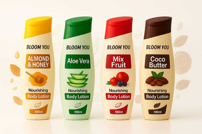 BLOOM YOU Moisture Rich Nourishing Lotion Pack(400 ml)