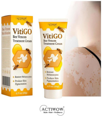 ACTIWOW Vitigo Bee Venom Cream for Gentle Fragrance-Free cream Moisturizer(100 g)