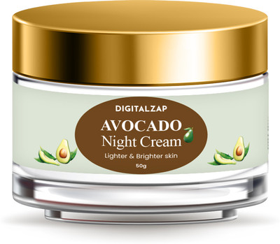 digitalzap Avocado Night Cream for Overnight Hydration with Provitamin B5 50 g(50 g)