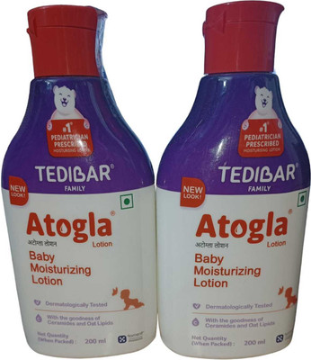 Atogla BABY MOISTURIZING LOTION PACK OF 2(400 ml)