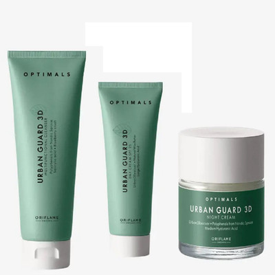 Oriflame Sweden OPTIMALS URBAN GUARD SET OF 3 COMBO OFFER(225 ml)