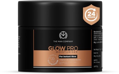 THE MAN COMPANY Glow Pro Instant Glow Face Moisturizer for Men | Non-Sticky & Reduces Dark Spots(50 g)