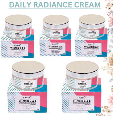 Caret Organic Daily Radiance Cream With Vitamin C & E Extract | Set Of 5(250 g)