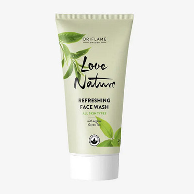 Oriflame Sweden Love Nature Refreshing Face Wash with Organic Green Tea(50 ml)