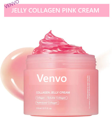 venvo Korean Collagen Pink Cream for Overnight Skin Renewal(50 ml)