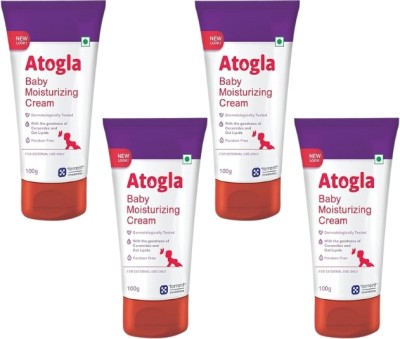 Atogla BABY MOISTURIZING CREAM 100gm (PACK OF 4)(400 g)