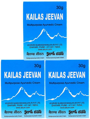 Kailash jeevan Kailas Jeevan 30gm Multipurpose Cream 30gm Pack of 3(90 g)