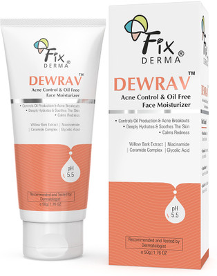 Fixderma Durave Acne Control & Oil Free Face Moisturizer with Niacinamide & Glycolic Acid(50 g)