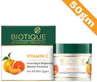 BIOTIQUE Vitamin C Correcting & Brightening Moisture Treatment 50gm(50 g)