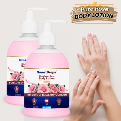 smartdrops Rose Advanced Nourishing Body Lotion, Normal to Dry skin(500 ml)