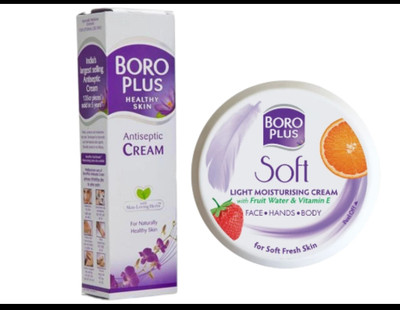 BOROPLUS 200ANTI CREAM IN SOFT MOI CREAM 200ML(400 ml)