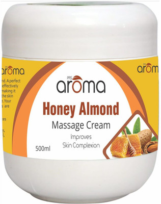 prs aroma Honey Almond Massage Cream for Deep Nourishment and Soft Skin(500 ml)